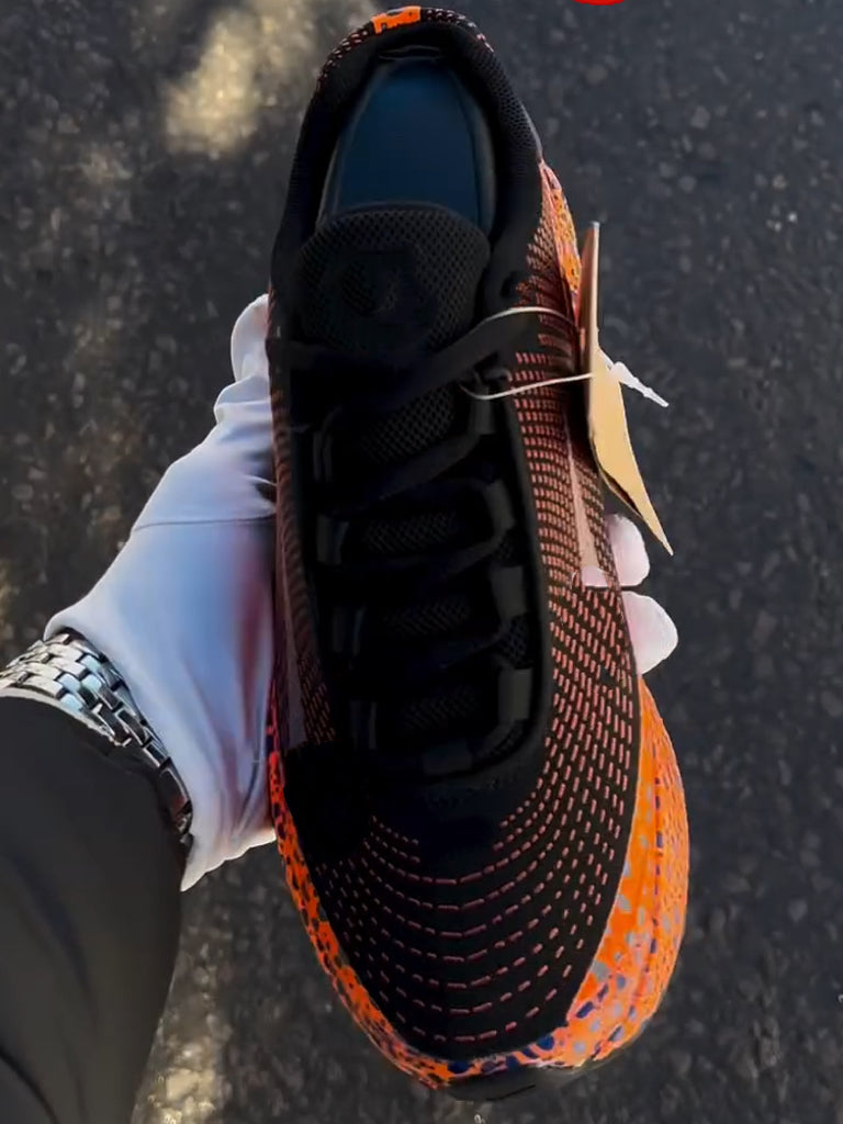 Blackout with Crimson Sole
