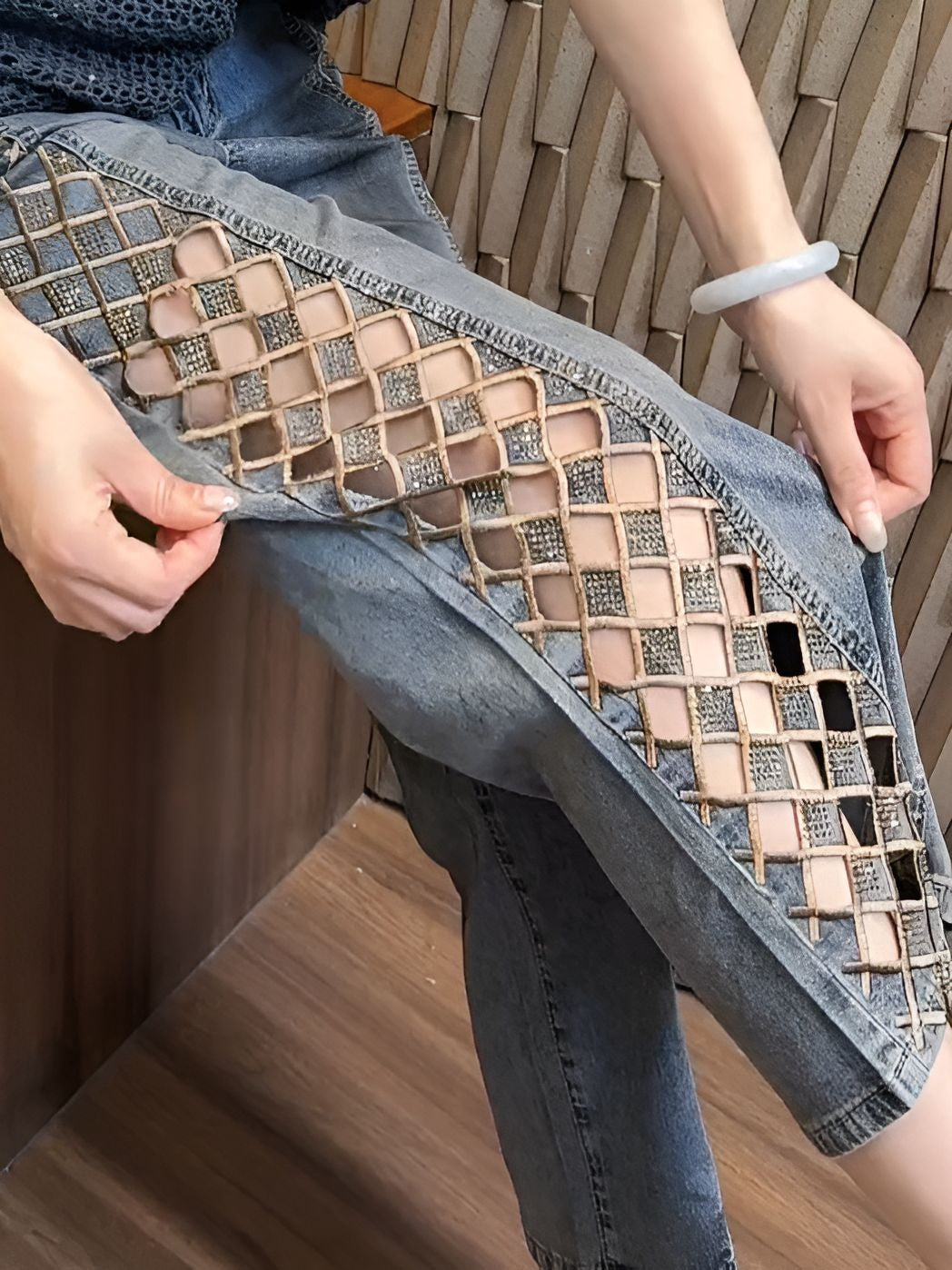 Square Diamond Jeans