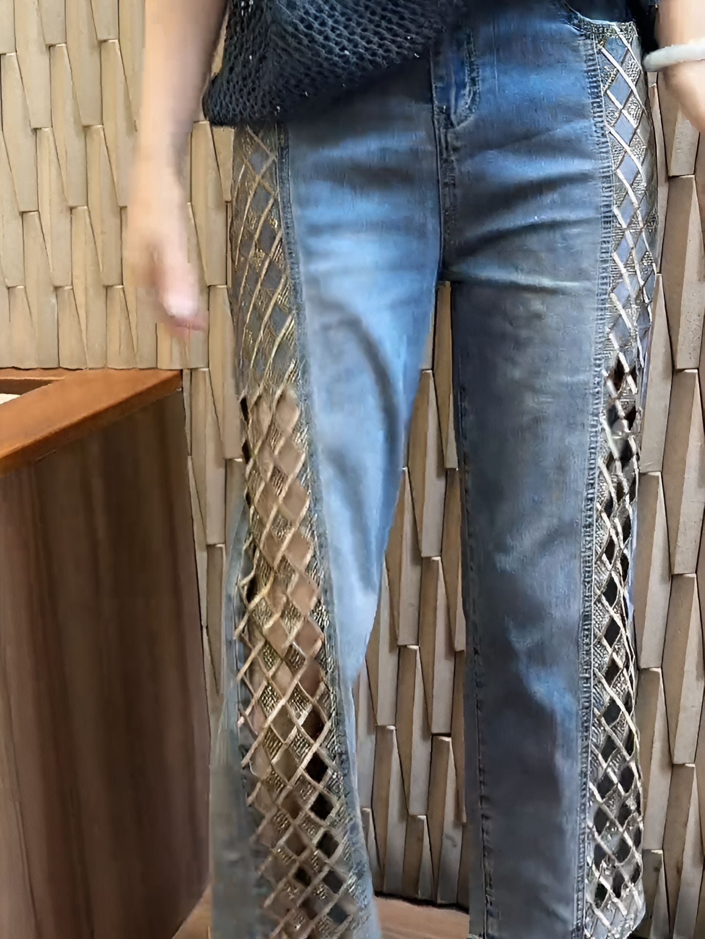 Square Diamond Jeans