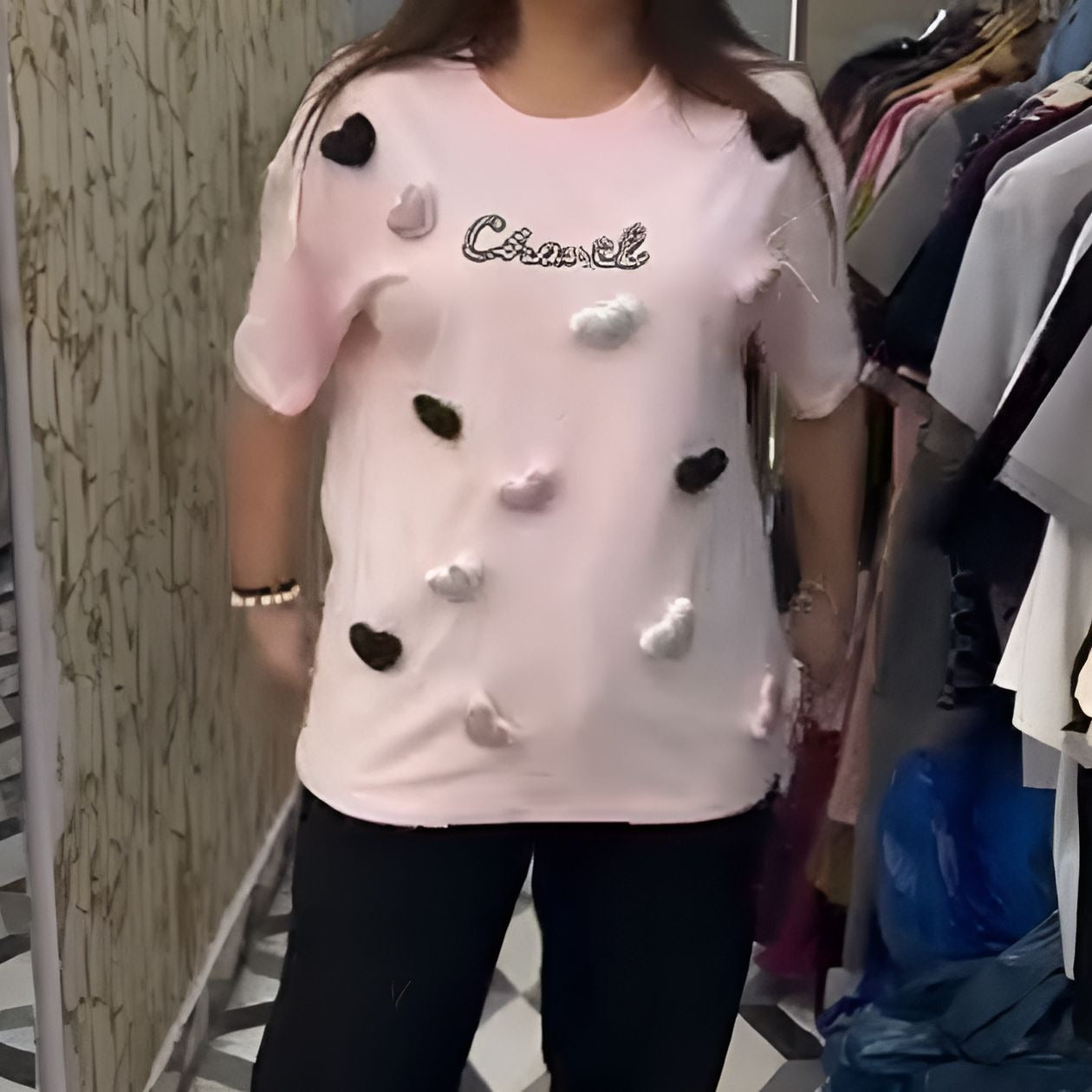 3D Heart T-shirt