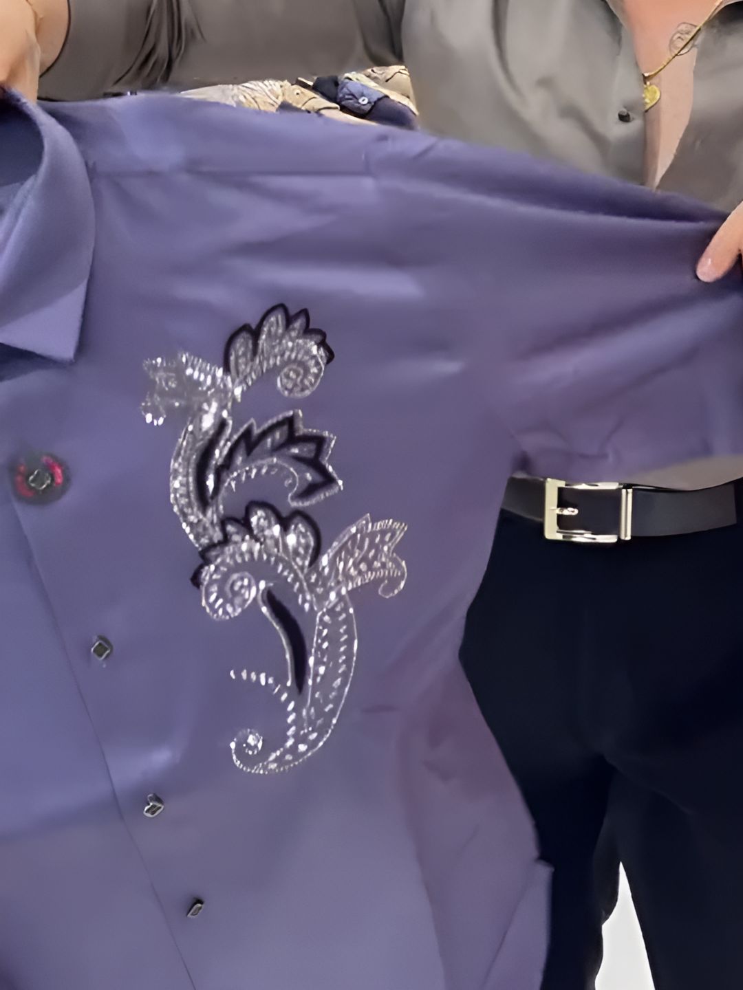 Floral Crystal Shirt