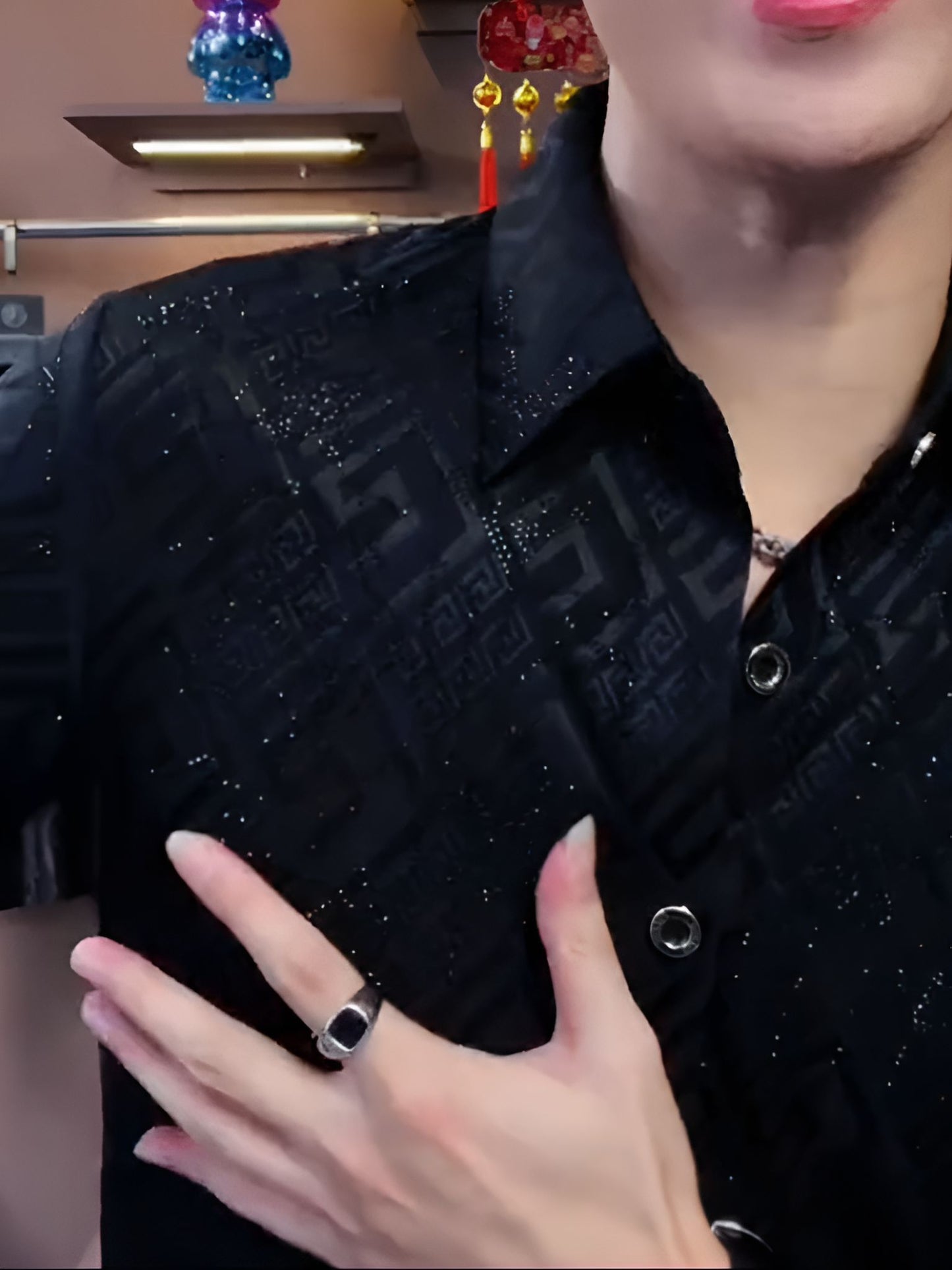 Sparkle Black Shirt