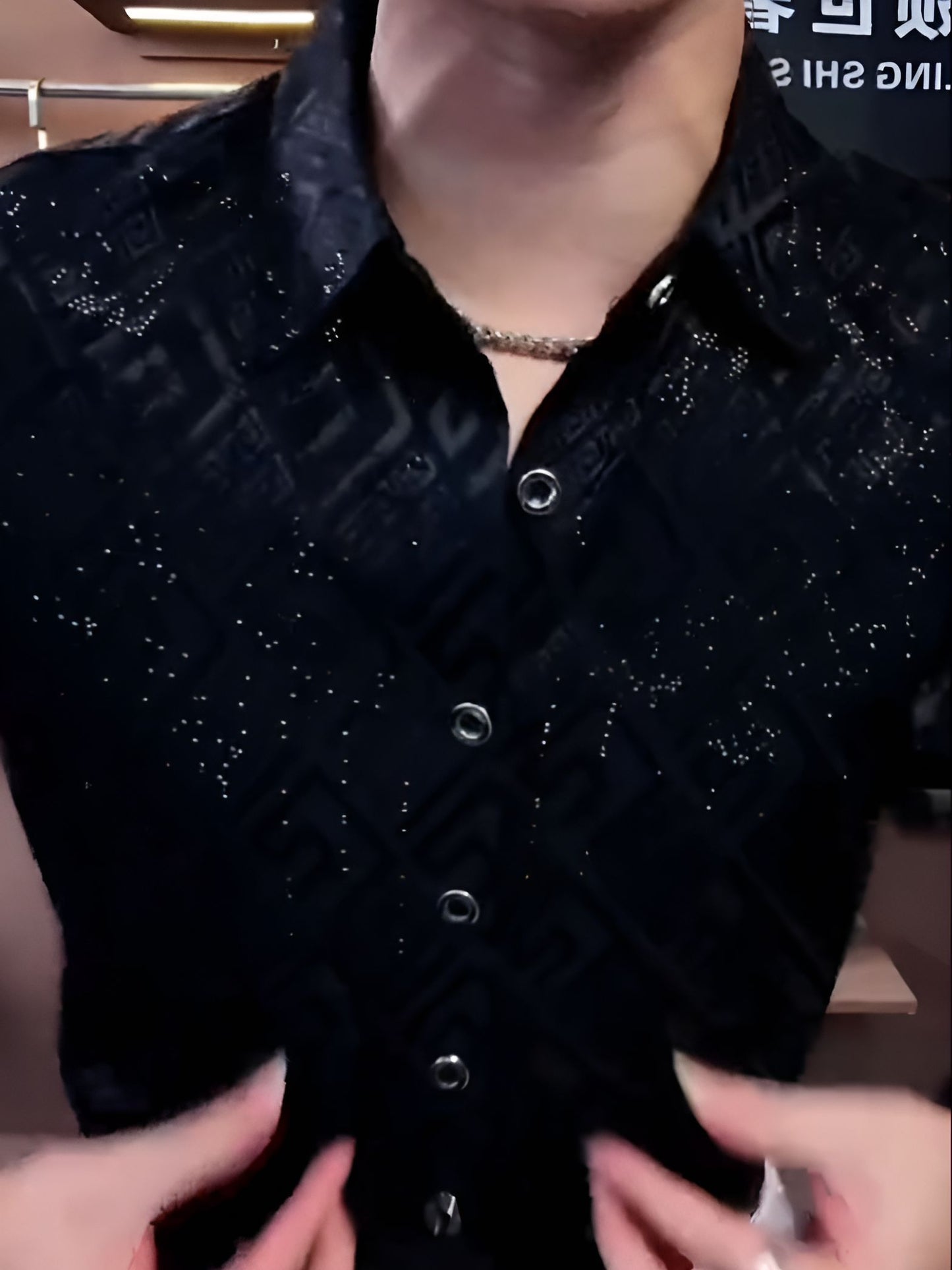 Sparkle Black Shirt