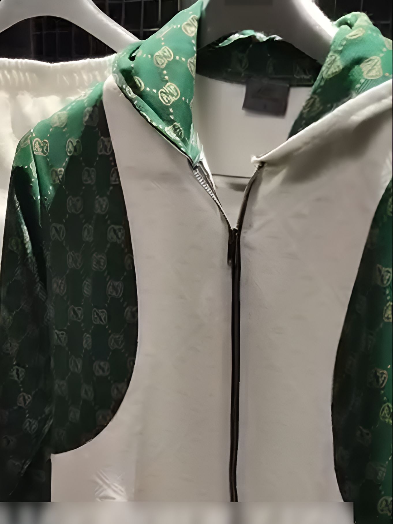 Green & White Sport Jacket