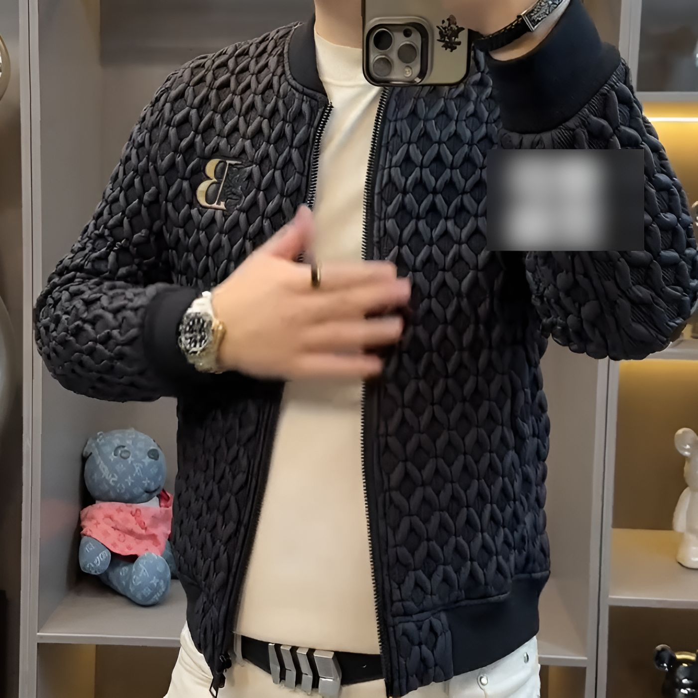 3D Leather Jacket