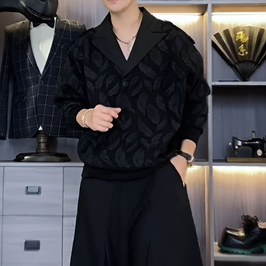 Leaf Print Autumn Wear