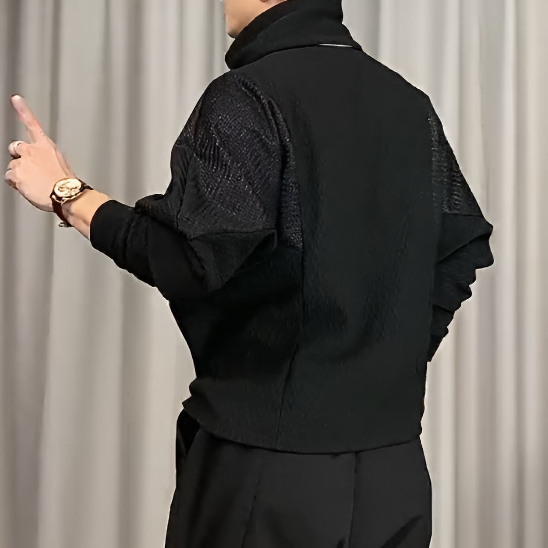 Glitter Bat Sleeve Hoodie