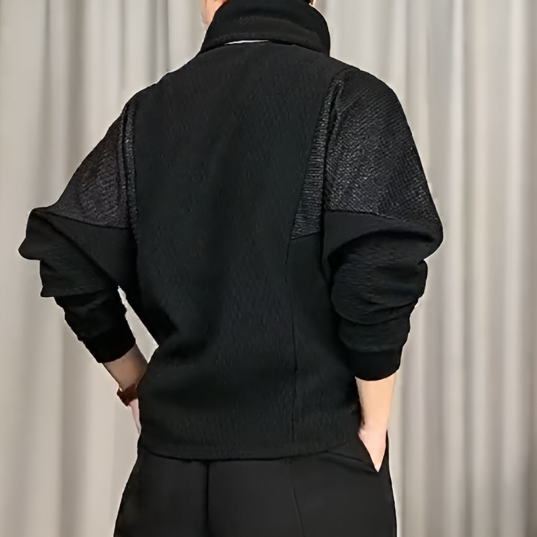 Glitter Bat Sleeve Hoodie
