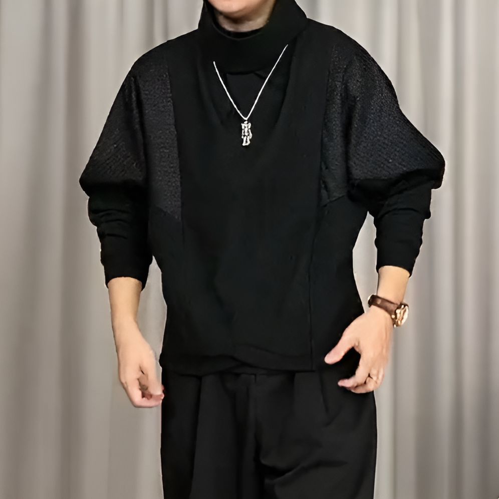 Glitter Bat Sleeve Hoodie