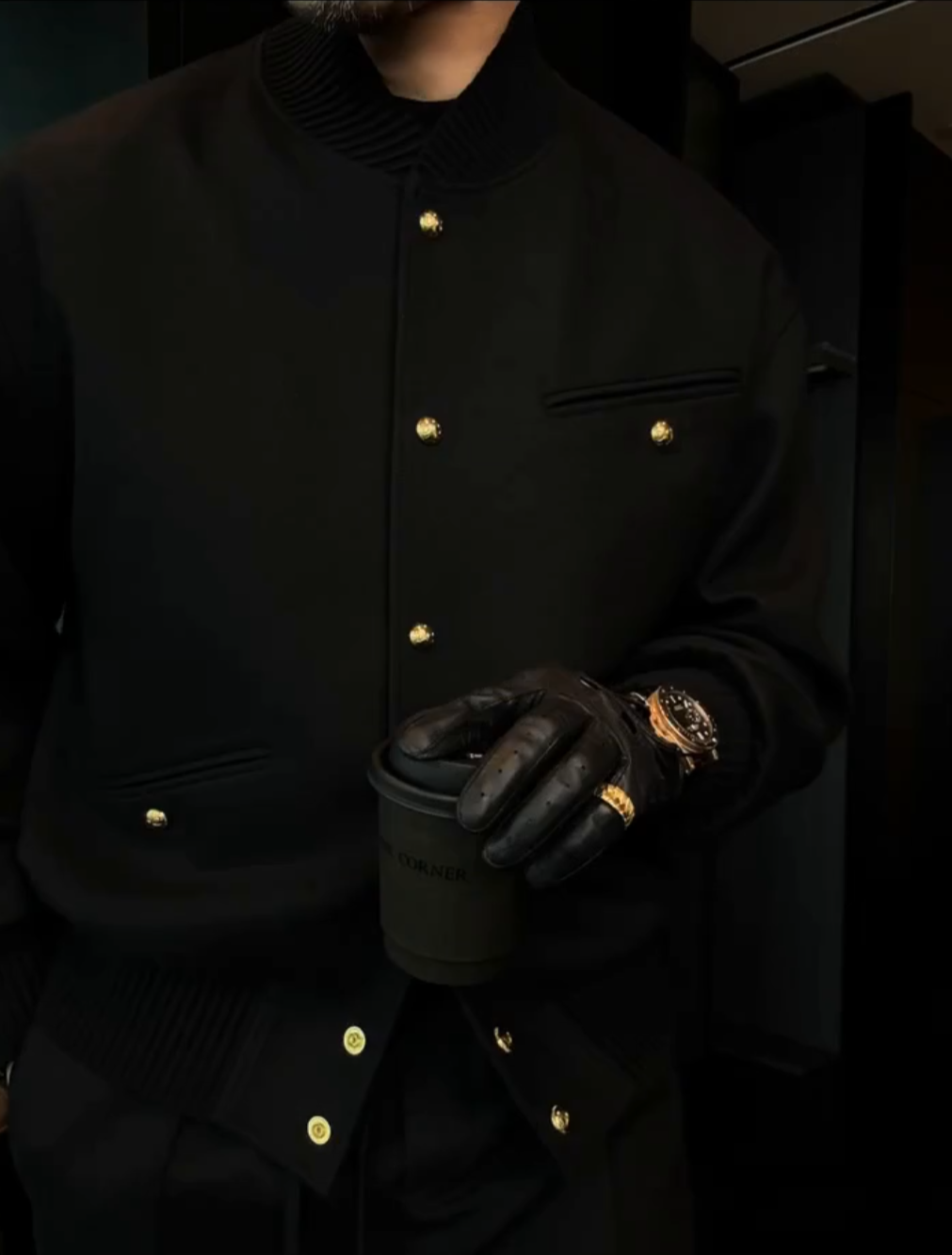 Gold Button Jacket