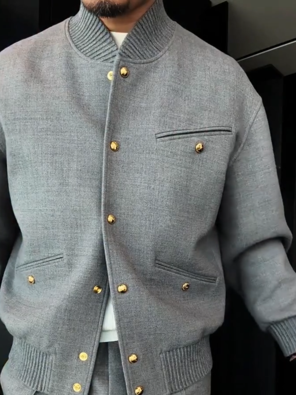 Gold Button Jacket