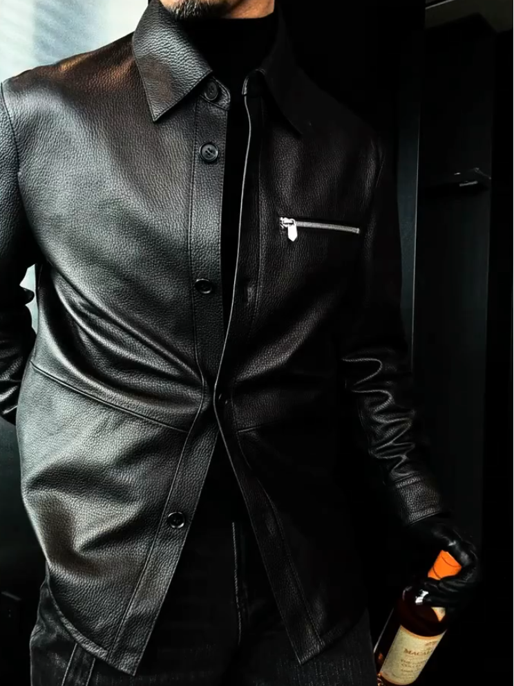 Handsome Leather Jacket
