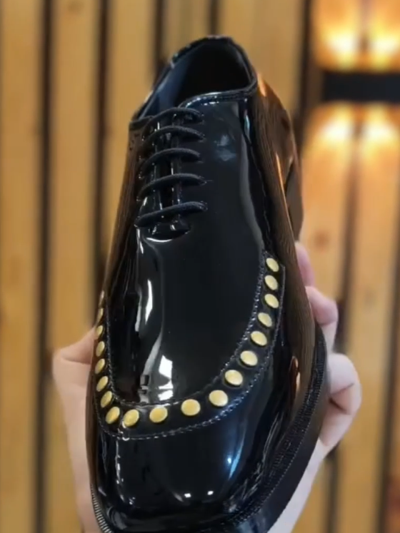 Gold Dot Loafers