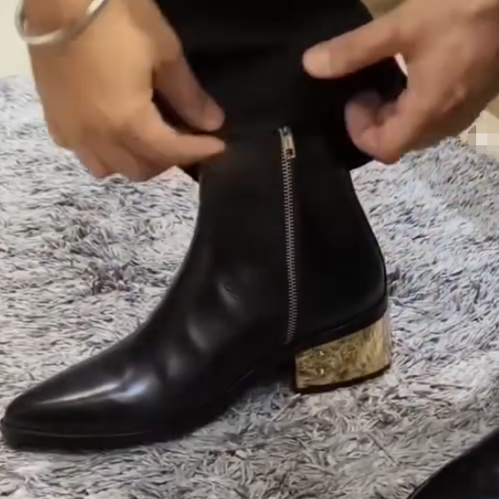 Embellished Ankle Boots