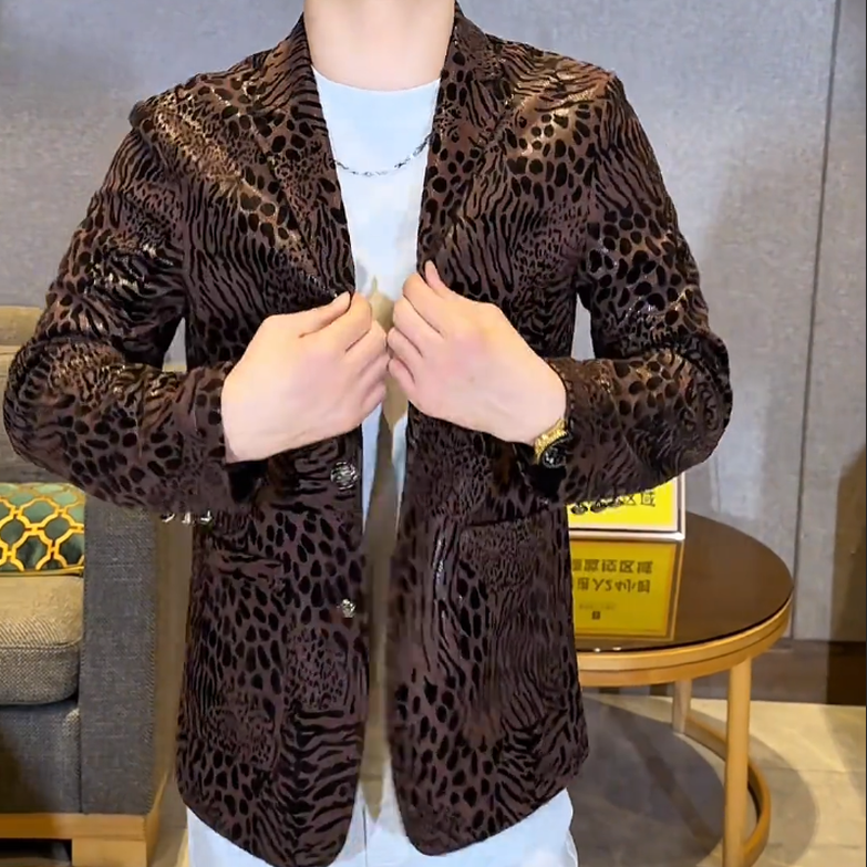 Leopard Blazer