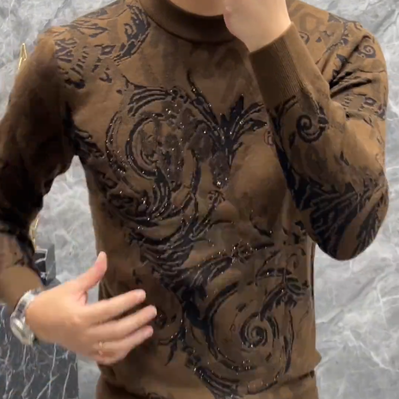 Black Rose Brown Sweater