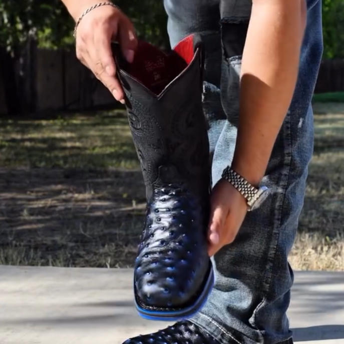 Blue Long Boots