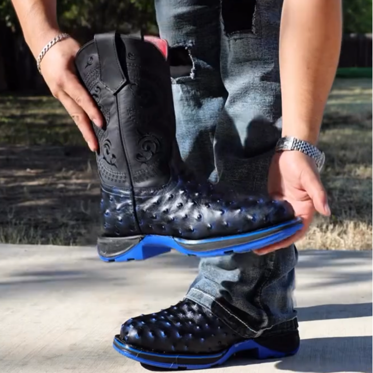Blue Long Boots
