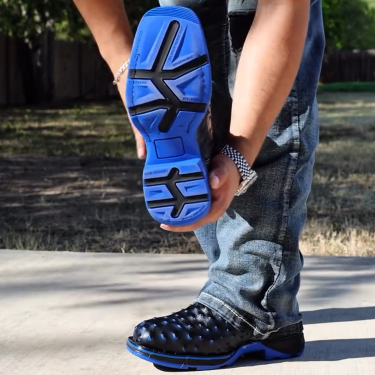 Blue Long Boots