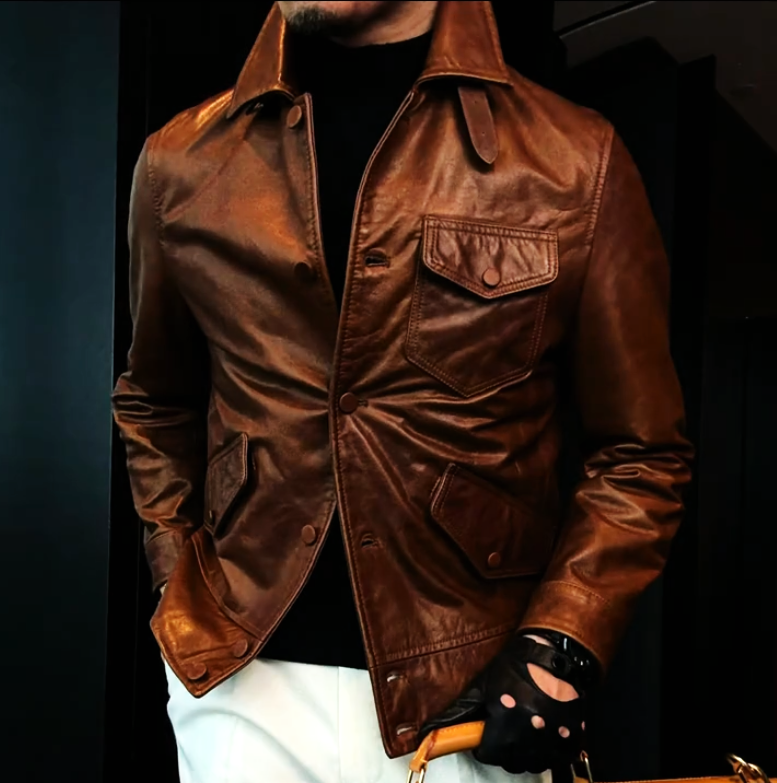 Sharp Leather Jacket