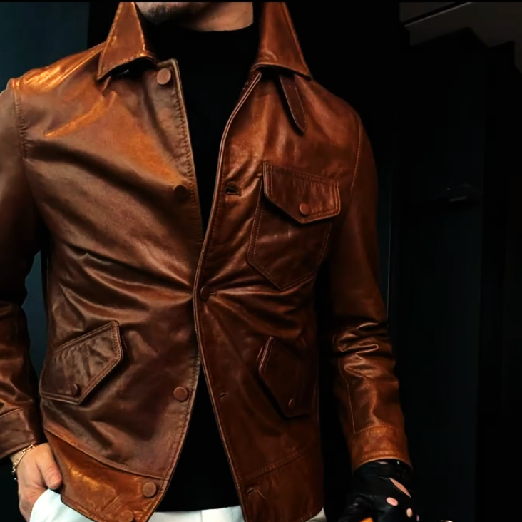 Sharp Leather Jacket