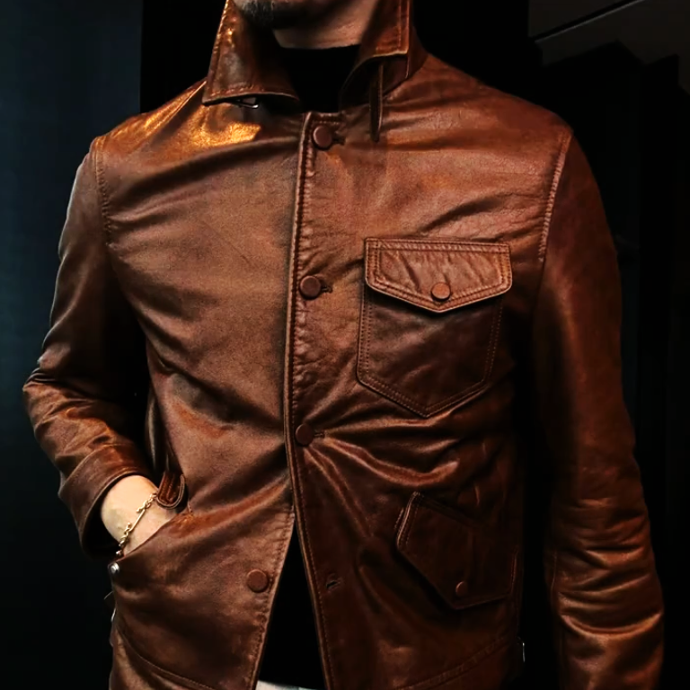 Sharp Leather Jacket