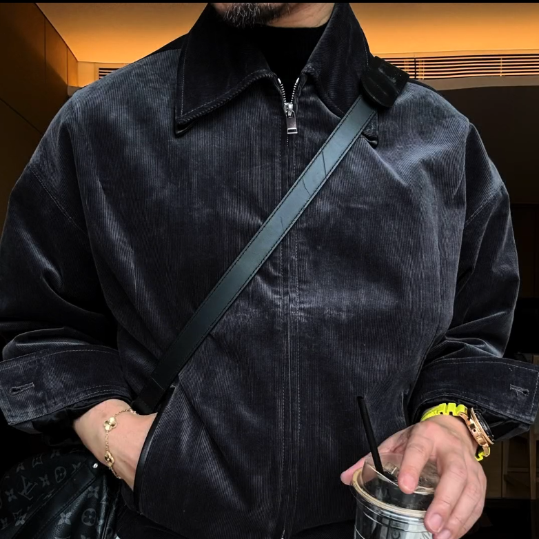 Short-Pile Corduroy Jacket