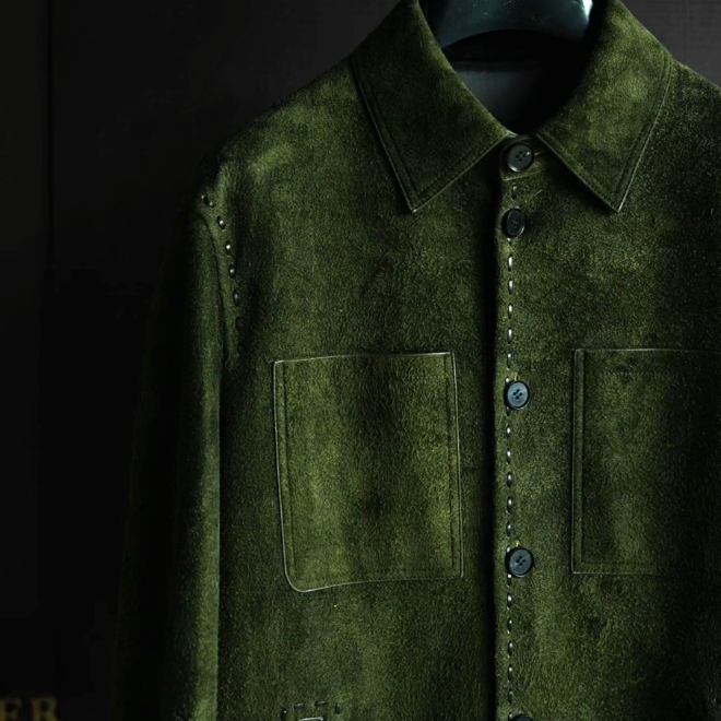 Green Suede Jacket