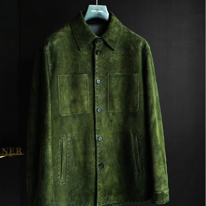 Green Suede Jacket