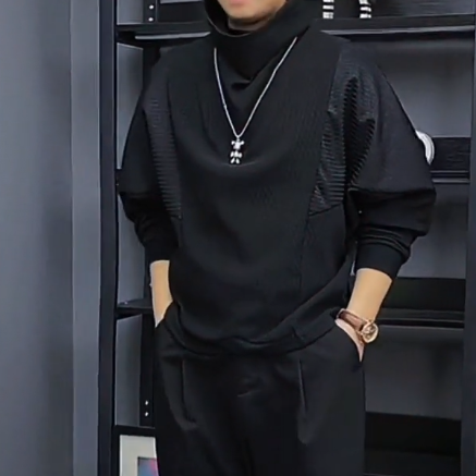 Glitter Bat Sleeve Hoodie