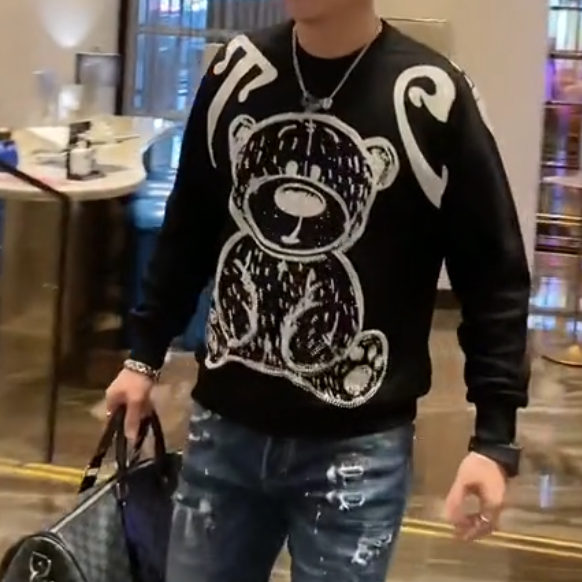 Crystal Bear Hoodie