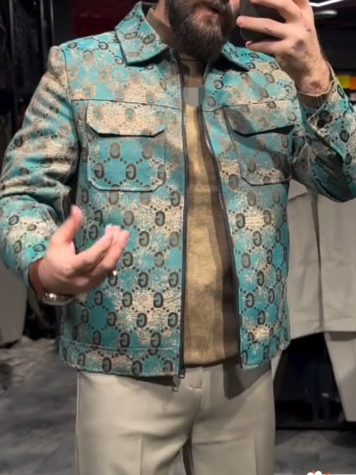 Sage Green Logo Jacket