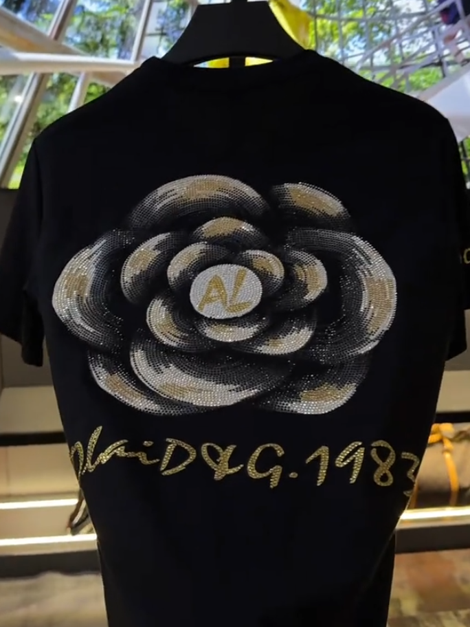 Crystal Camellia Tee