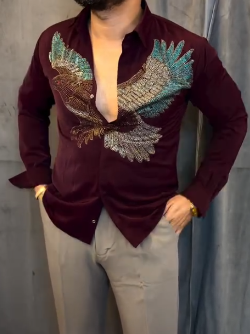 Sequin Eagle Shirt