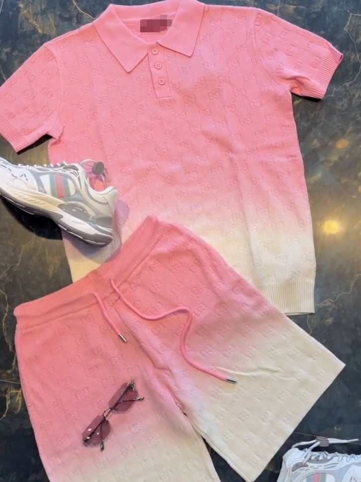 Peach Gradient Polo