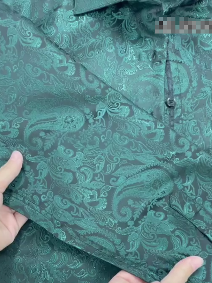 Green Embroidered Shirt