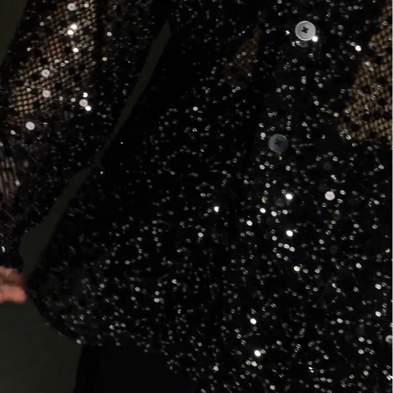 See-through diamond shirt