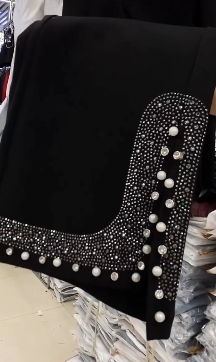 Diamond Pearl Flared Pants