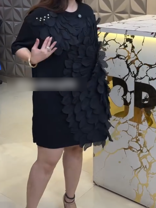 Feather Petal Diamond Skirt