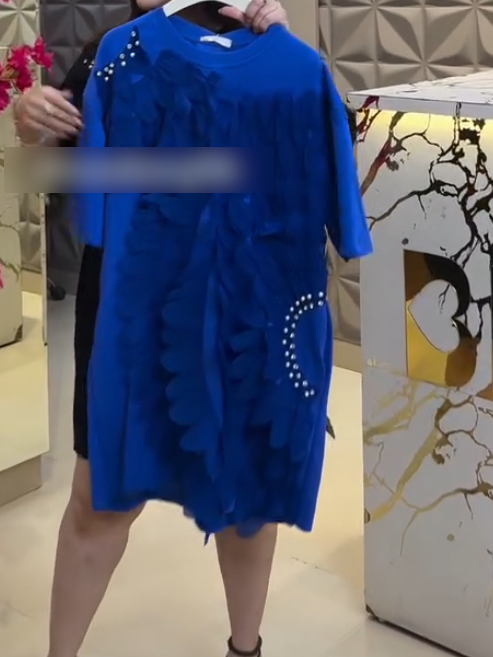 Feather Petal Diamond Skirt