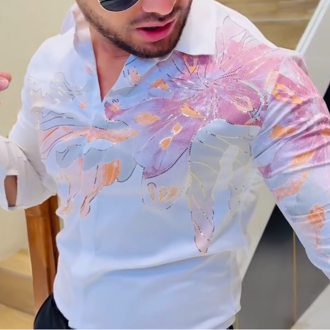 Gold powder shirt