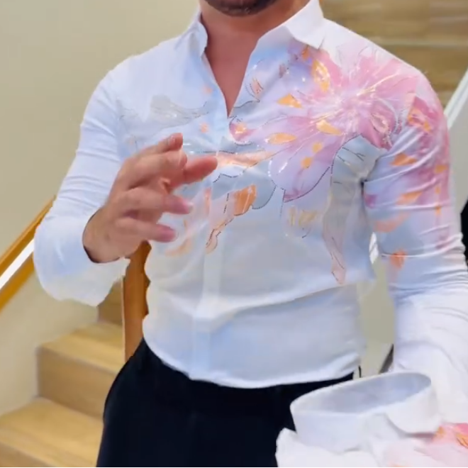 Gold powder shirt