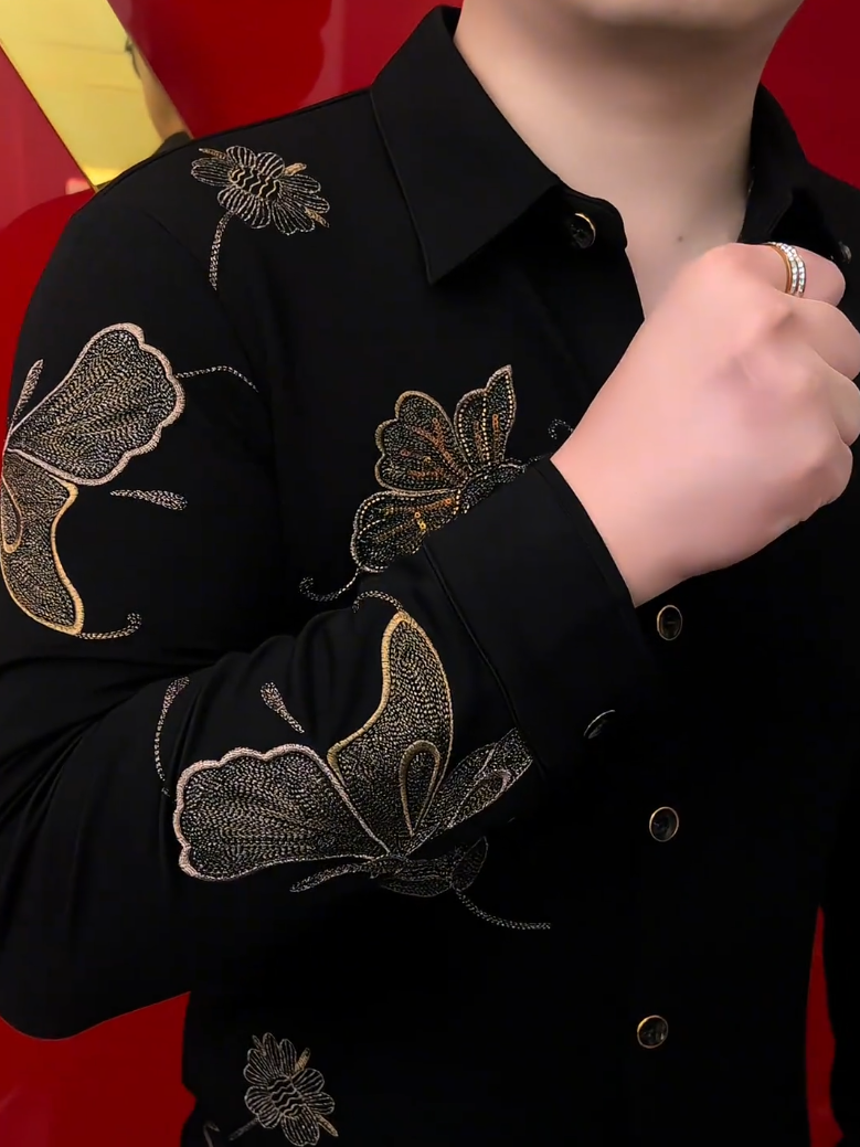 Gold Butterfly Shirt