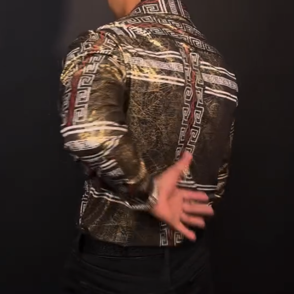 Gold shirt