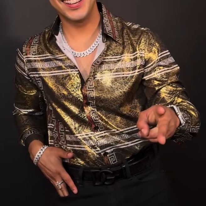 Gold shirt