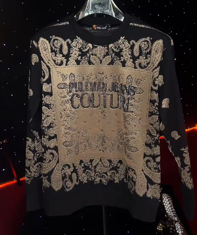 Square Gold Foil Hoodie