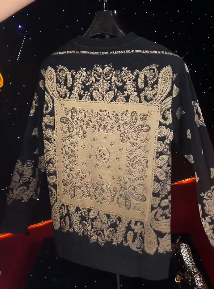 Square Gold Foil Hoodie