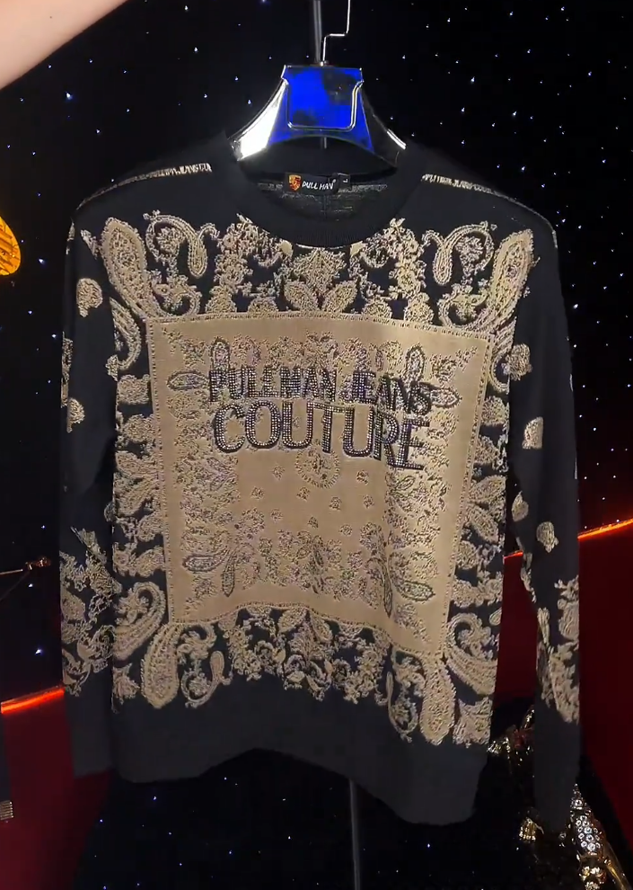 Square Gold Foil Hoodie