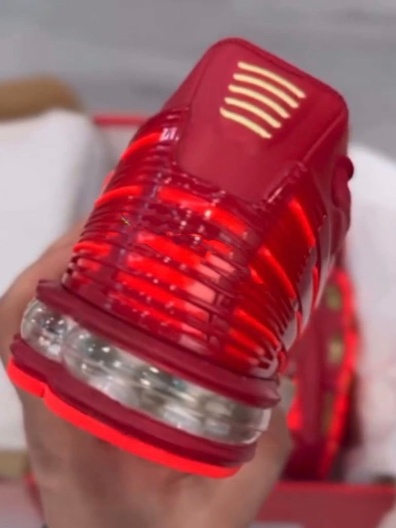 Vermilion & Gold Luxury Trainers