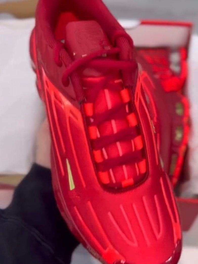 Vermilion & Gold Luxury Trainers